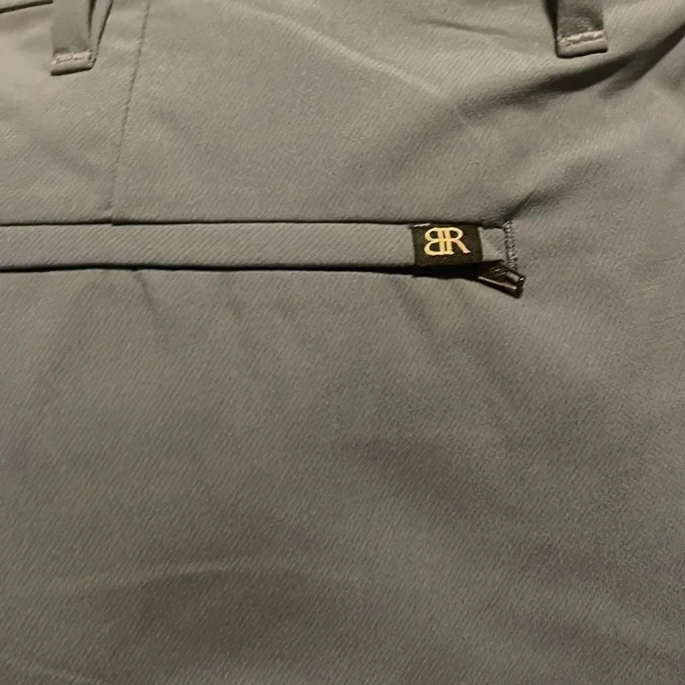 Banana Republic Men's Slim Fit Flat Front Pants Blue - Size 38x30